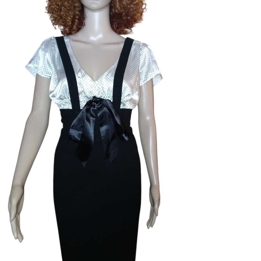 SHEIN Black and White Dress